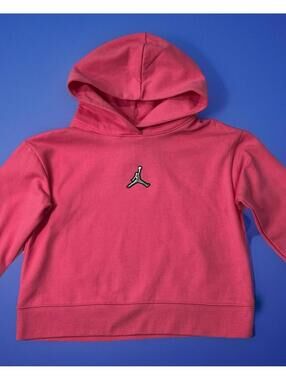 $40 Nike Jordan Girls Pink Hoodie Size 6X(6-7)
